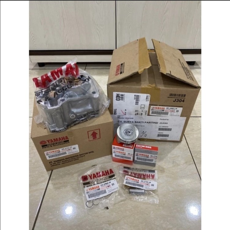 BLOK SEHER CYLINDER PISTON 2DP NMAX AEROX 155 MT15 WR 155 ORIGINAL ORI YAMAHA YGP 2DP-WB016